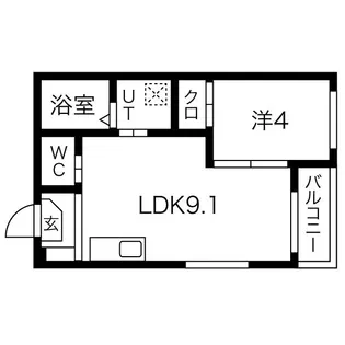 DELSOL IKOMA【301【プラン2】号室】の間取り