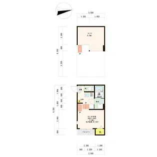 ハーモニーテラス神前【201【プラン1】号室】の間取り