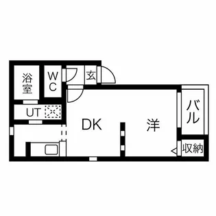 グランコンフォール米野III【301【プラン3】号室】の間取り