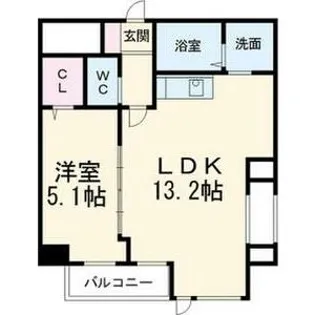 パークレジデンス名駅北【5階】の間取り