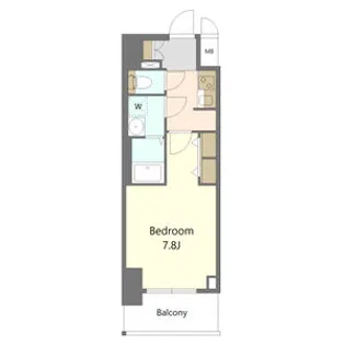 S-RESIDENCE庄内通駅前curere【4階】の間取り