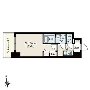 S-RESIDENCE桜本町awesome【9階】の間取り