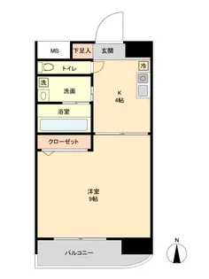 エクセルシオール栄【0607号室】の間取り