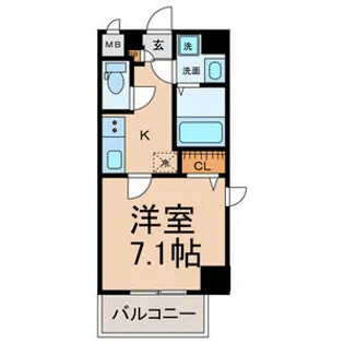 Z・R名駅【4階】の間取り