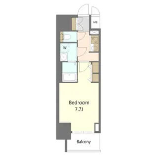 S-RESIDENCE庄内通駅前curere【14階】の間取り