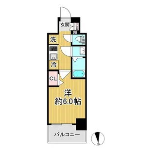 プレサンスNAGOYAシティオ【8階】の間取り