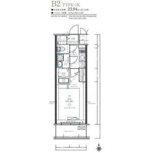 ディアレイシャス名古屋太閤通Ⅳ【2階】の間取り
