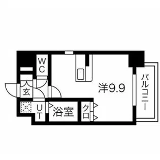 THE RESIDENCE SHIGAHONDORI【9階】の間取り