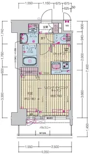プレサンス桜山駅前アフォード【6階】の間取り
