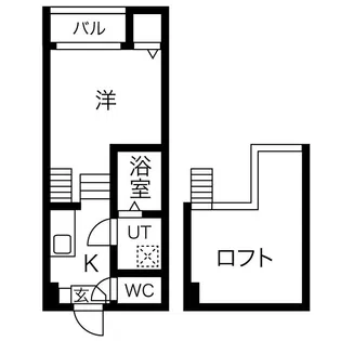クレール・k・桜山【102【プラン1】号室】の間取り