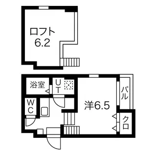 Belle Plume【205【プラン1】号室】の間取り