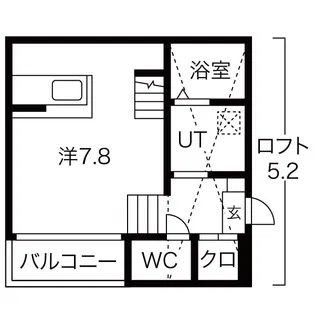 Blue Topaz【103【通常プラン】号室】の間取り