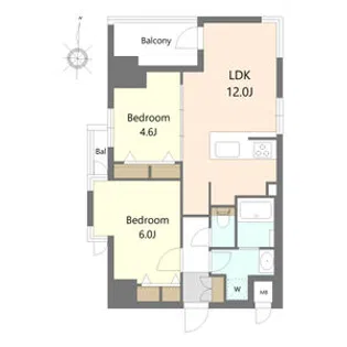 S-RESIDENCE高岳clarity【4階】の間取り