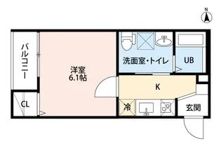 BLUE GOAT Ⅱ【2階】の間取り