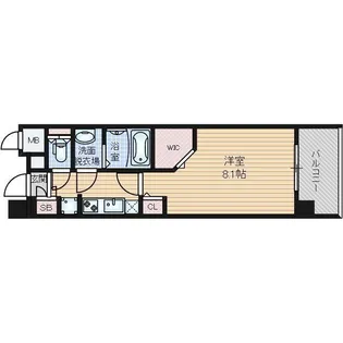 パルティール千種アネックス【6階】の間取り