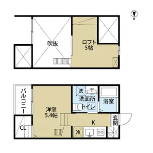Jeunesse石場(ジュネスイシバ)【2階】の間取り