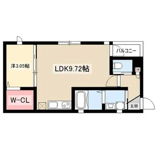 ESPRE NakamuraKoen【3階】の間取り