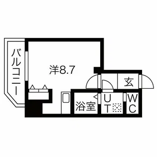 シェモア大須(旧名称:レジデンシア大須)【7階】の間取り