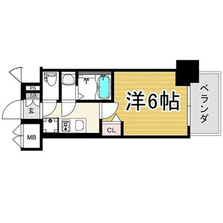 プレリス太閤通セルシア【4階】の間取り