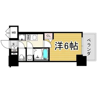 プレリス太閤通セルシア【3階】の間取り