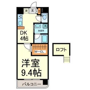 リヴィエール岩塚【2階】の間取り