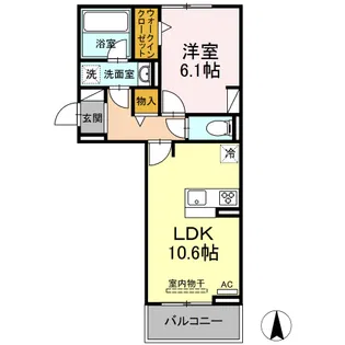 Morey Saint Denis【3階】の間取り