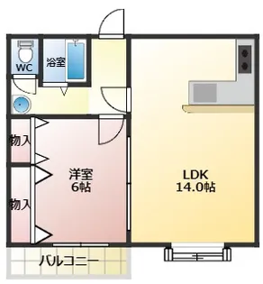 ダイバーシティ【2階】の間取り