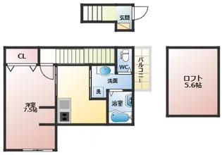 あんしん+小山08-1022【2階】の間取り