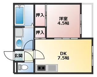 サンウッド英【2階】の間取り