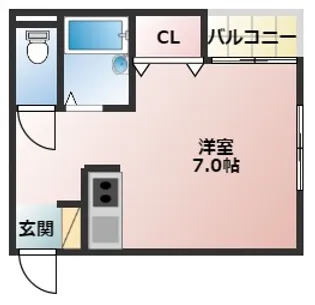 コートAU【2階】の間取り