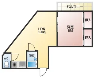 ダイバーシティ藤井寺【1階】の間取り