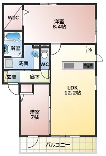 マルク パージュ【1階】の間取り
