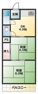 ソレイユハイツ【2階】の間取り