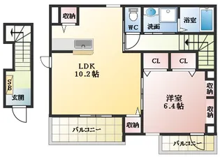 エテルノ・アラ【2階】の間取り