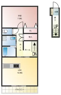 コージーレジデンス【2階】の間取り