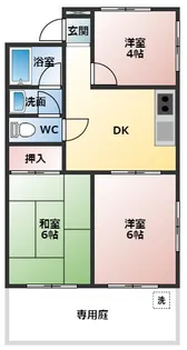 丸正ハイツ【1階】の間取り