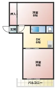 ダイバーシティ【2階】の間取り