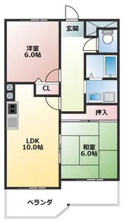 新栄プロパティー林【2階】の間取り
