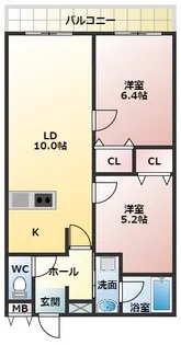 ステラウッド惣社Ⅰ【1階】の間取り