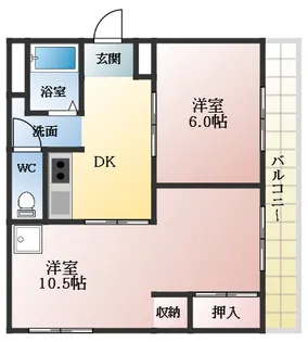 藤原マンション【3階】の間取り