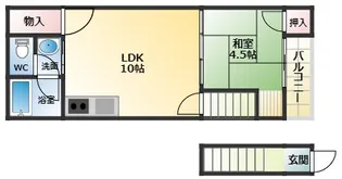 エコープラザ藤井寺【2階】の間取り