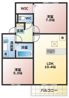ソレアードカーサ【2階】の間取り