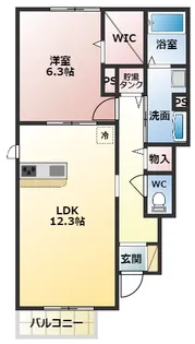 リアン ドゥ ファミーユ【1階】の間取り