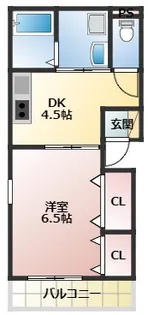 kukulu北岡【2階】の間取り
