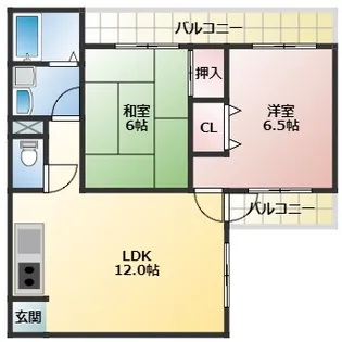 レジェンド和【3階】の間取り