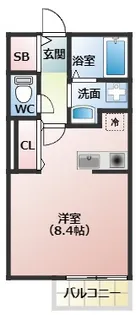 ワン トゥリー ヒル【1階】の間取り