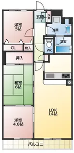 グラデュール【2階】の間取り