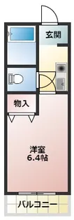 OMレジデンス柏原【2階】の間取り