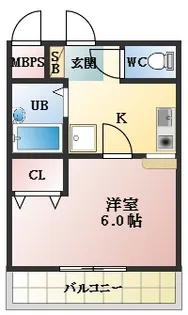シャルムコート【4階】の間取り