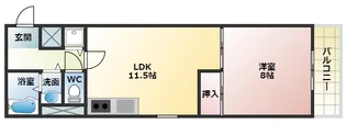 ニドムコート【2階】の間取り